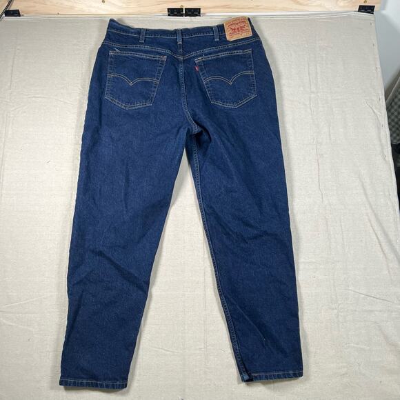 Vintage Levi's 550 Blue Jeans Medium Wash Denim 18W Short - Picture 2 of 7
